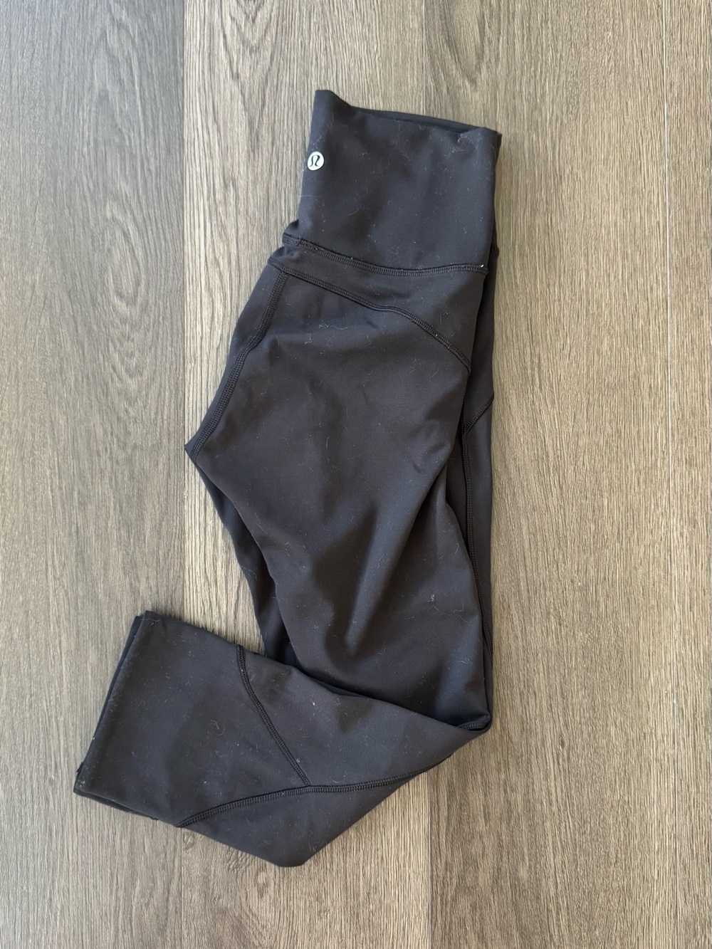 High-Rise Black Active Leggings - Picture 2 of 3